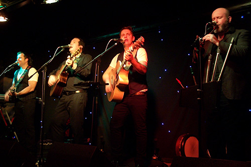 The High Kings perform on stage in London, December 2011